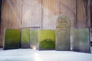 A Rare Group of Six Mid 20thc Memorial Headstones for Beloved Pets c.1942-77