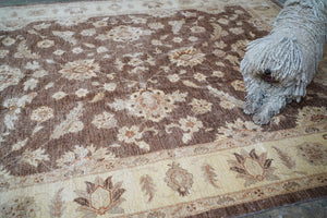 A Large Contemporary Gold Antique Wash Ziegler Carpet c.2010