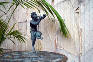 An Early 20thC Bronze Figure of a Dancing Satyr or Pan c.1900-20