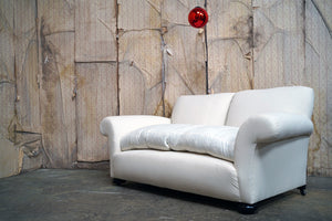 An Edwardian Period Country House Settee in Calico c.1900