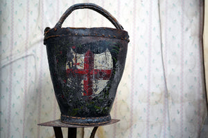 An Early Victorian City of London Leather Fire Bucket c.1858