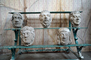 A Group of Five Stone Architectural Head Fragments c.1870-1900