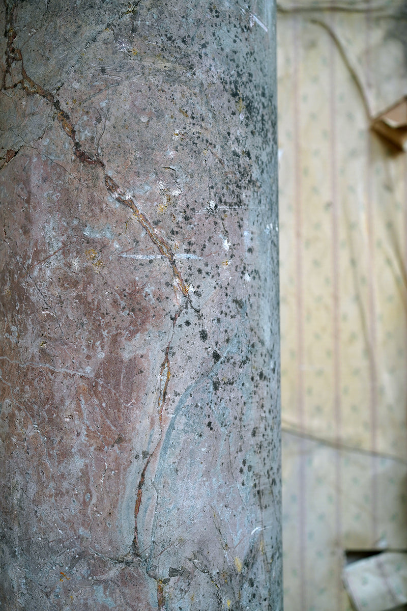 A Fine & Large Siena Pink Marble Column c.1870 – Doe & Hope