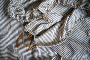 Two Rare Striped Linen Laundry Sacks; Her Majesty’s Prison c.1959-60