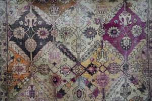 An Early 20thC Silk Thread Koum Kapi Rug c.1920