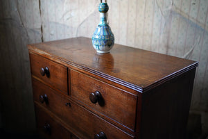 A Mid-19thC Oak Chest of Drawers