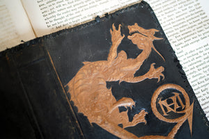 A Unique Mid-20thC Oxford University Professors Leather Journal Cover