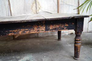 A Victorian Painted Pine Rectangular Coffee Table c.1880