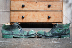 A Wonderfully Battered Rubber Pair of Mid 20thC Circus Clown’s Shoes c.1950