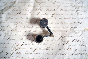 A Rare Late 19thC Miniature Silver Loupe Magnifying Glass c.1890