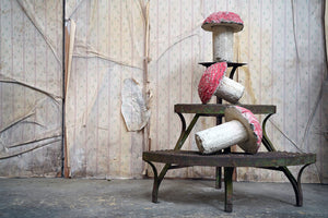 An Early 20thC Painted Cast Iron Three-Tier Plant Stand c.1920-40