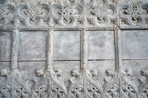 A Mid 16thC Tudor Period Carved Oak Rood Screen Fragment c.1550