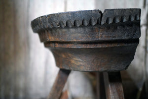 A 15thC & Later Primitive French Oak Capital