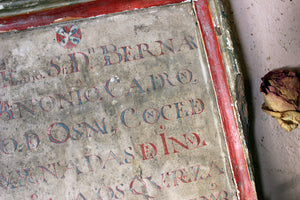 A 17thC Italian Framed Altar Devotional Fragment