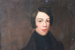 A Good 19thC English School Oil on Canvas Portrait of a Gentleman c.1830-40