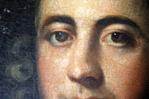 A Fine Mid 18thC Provincial English School Oil on Canvas Portrait of Lumley Arnold (1723-81), c.1760-70