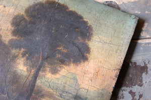 A Late 18thC Oil on Panel of an English Rural Landscape c.1790