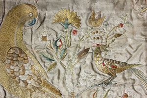 A Very Pretty Early 18thC Period Silkwork Picture Depicting the Tree of Life c.1700