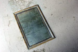 A 19thC Italian Silver Gilt Rectangular Wall Mirror c.1870