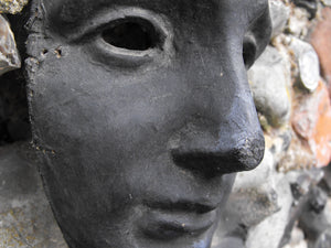 A 19thC Regency Period Papier-Mâché 'Hero' Neutral Theatrical Mask