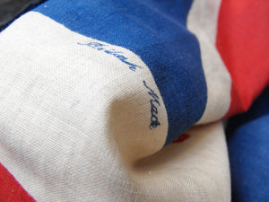 A Large British Vintage Printed Union Jack Flag