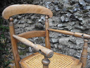 A Delightful Early Victorian Ash & Sycamore Child's High Chair
