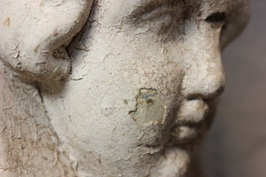 A Beautiful Carved & Painted Georgian Gesso & Pine Architectural Fireplace Surround Pilaster