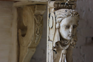 A Gorgeous Painted c.1900 Continental Buffet Sideboard