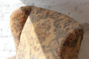 A Roomy George IV Regency Country House Mahogany Wingback Armchair c.1820-30