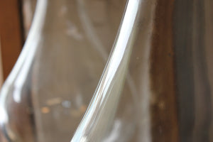 A Fantastic Pair of Very Large 19thC Clear Glass Apothecary Shop Jars