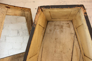 A Rare Late 19thC Ornamental Ebonised Coffin