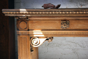 An Imposing Georgian Revival Bleached Oak Counter Table c.1885