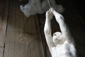 Beth Carter; Kiteman; Jesmonite, Copper & Fabric; Edition 2 of 15