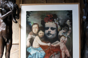 Beth Carter; A Peck of Trouble; Conte & Pastel on Paper; 2011; Unique