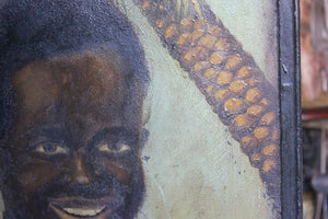 Two Decorative c.1935 Tavern Signs for the Black Boy Pub, Stockton, Norfolk, UK