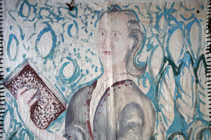 An Unusual Early 20thC Hand-Painted French Theatre Backdrop c.1915-25