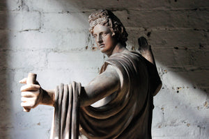 A Plaster Figure of the Apollo Belvedere by Domenico Brucciani (1814-80); V&A c.1939