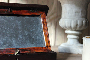 A Delightful 19thC English Oak Campaign Type Gentleman’s Travelling Shaving Box c.1830-40