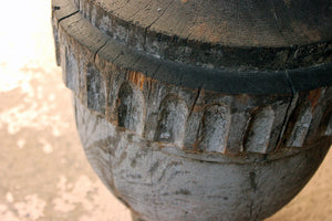 An Early 19thC Architectural Carved Softwood Finial