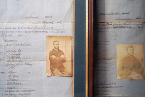 Two Rare Victorian Convict Prison Liberation Forms c.1872/74