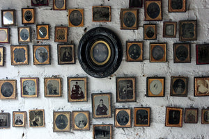 A Stunning Large Collection Of Sixty-Eight Mid 19thC Framed Ambrotype & Daguerrotype Portraits c.1840-60