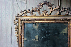 A Mid-18thC Italian Giltwood Wall Mirror c.1760