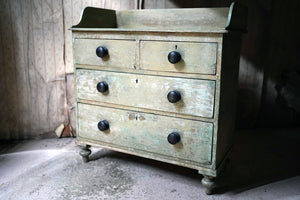 A Good 19thC Painted Pine Chest of Drawers