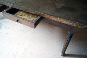 An Early 19thC Oak & Pine French Provincial Farmhouse Table