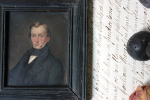 An Early 19thC Portrait Miniature of a Gentleman c.1825
