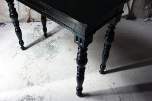 A Victorian Ebonised Side/Centre Table c.1870-80; The Earls of Crawford and Balcarres of Balcarres House