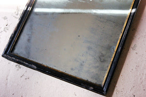 A Victorian Ebonised Mercury Plated Rectangular Wall Mirror c.1875
