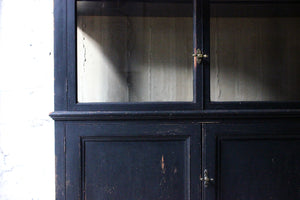 A Superb Edwardian Period Ebonised Shop Display Cabinet c.1910