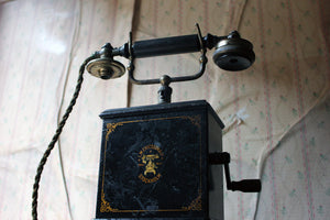 A Scarce AC 440/420 Crank Desk Phone by L.M Ericsson & Co Stockholm c.1917
