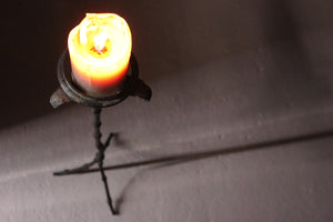 An Early 20thC Cast Brass Faux Bamboo Torchère c.1900